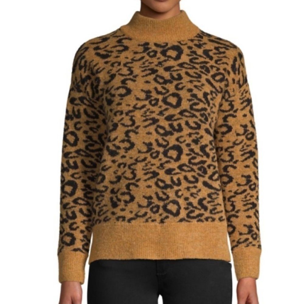 WORKSHOP REPUBLIC CLOTHING Leopard print Sweater.